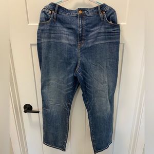 J. Crew slim straight jeans.